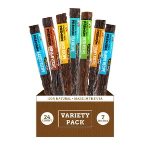 etta says! Premium Crunchy Dog Chews 7 Variety Pack - Grain-Free Dog Treats Good for Teeth Easy to Digest - Made in The USA (24 Count Pack of 1)