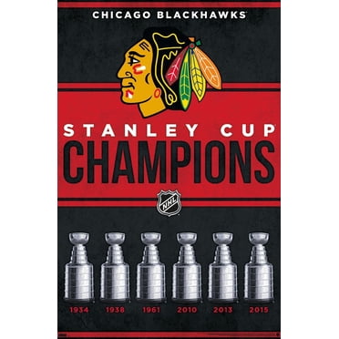 NHL Chicago Blackhawks - Champions 23 Wall Poster, 22.375" x 34"