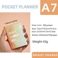 thumbnail image 1 of Boovnll Notebook, A7 Mini Notebook Organizer Planner Daily Planner Notebook Travel Diary, School Supplies, Journal, Notebooks for Work, 1 of 3