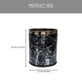 thumbnail image 2 of PENGXIANG Decorative Garbage Basket Marbling Trash Bin Lidless Waste Paper Basket, 2 of 6