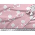 thumbnail image 2 of Soimoi Rayon Fabric Bamboo Tree,Moon & Stork Bird Printed Fabric 1 Yard 56 Inch Wide, 2 of 3