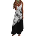 thumbnail image 4 of TJAZFJPA Robes Longues Femmes Robes d'Été Élégantes Robes de Plage Robes Sans Manches Robes Chemise pour Femmes Robes Blanches pour Femmes, 4 of 6