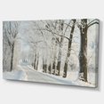 thumbnail image 2 of Route d'Hiver dans une Forêt Dense et Brumeuse - Grande Impression sur Toile de Forêt, 2 of 4