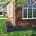 thumbnail image 2 of Outsunny L-Shaped Raised Garden Bed Galvanized Steel Planter Box Dark Grey, 2 of 10