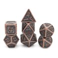thumbnail image 1 of 7PCS Multi Dimensional Dice Zinc Alloy Dice Entertainment Gambling Playing Dice Set Game Accessories, 1 of 7