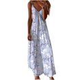thumbnail image 1 of Robe Décontractée pour Femmes, Robe pour Femmes, Mode Décontractée Aguichant Imprimée Camisole Sans Manches Col en V, Robe Aguichant pour Femmes, Robe d'Été Décontractée pour Femmes, 1 of 5