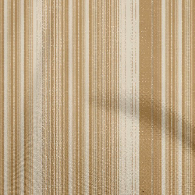 oneOone Tissu Velours Marron Clair Rayé & Matériel de Robe Tissu Imprimé Tissu au Mètre 58 Pouces de Large