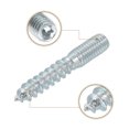 thumbnail image 4 of Unique Bargains 8pack M8x50mm Hanger Bolts with 8pack M8x20mm Threaded Insert Nuts Interface, 4 of 7