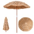 thumbnail image 1 of Costway Parasol de Plage Tiki pour Patio 6 Pi Tropical au Toit de Chaume, Portable, Extérieur, Marché, Inclinable, 1 of 10
