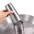 thumbnail image 4 of Stainless Steel Chicken Roaster with Removable Rack, Even Heating Grill Pan for Turkey and BBQ, Portable Outdoor Picnic Cooking Tool, Durable and Easy to Clean, 4 of 9