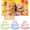 thumbnail image 4 of Boîte de Conservation Alimentaire Porte-Cupcake Portable avec Poignée Boîte à Gâteau Transparente, 4 of 8