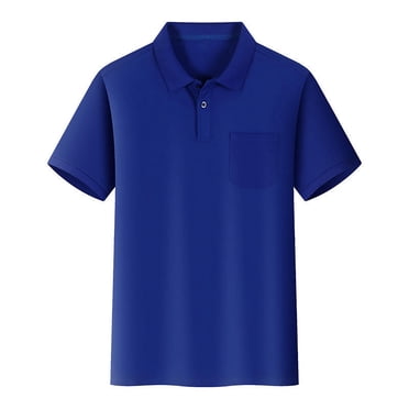 Chandail Polo pour Petit Garçon Blanc Chemises d'Uniforme Scolaire Manches Courtes Hauts T-Shirt Hauts Vêtements Tenue Garçon 5-6 Ans