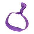 thumbnail image 2 of Anneau de Cheveux Sans Couture Haute Élasticité Noué Support de Queue de Cheval Réglable Accessoires de Chouchous Colorés Multi Couleur Violet Foncé, 2 of 6
