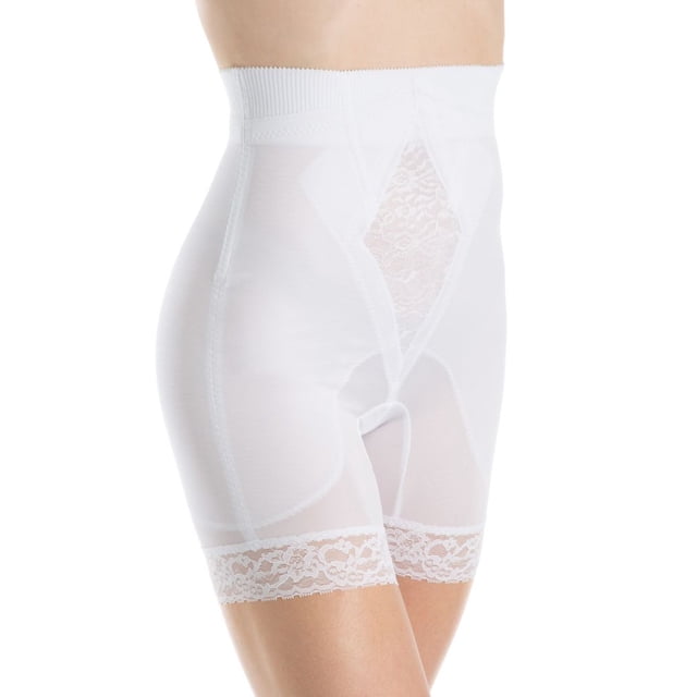 Gaine pour Femmes Rago 6206, Taille Haute, Jambe Longue, Sans Roulis, pour Régime (Blanc P)