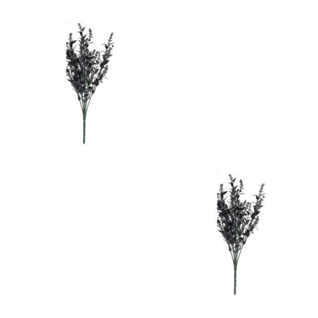 mmirethe 2x Artificial Plant And Wide Range Of Uses For Any Space Realistic black 2Set