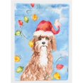 thumbnail image 1 of Carolines Treasures CK2476CHF Christmas Lights Cavapoo Flag Canvas House Size, 1 of 4