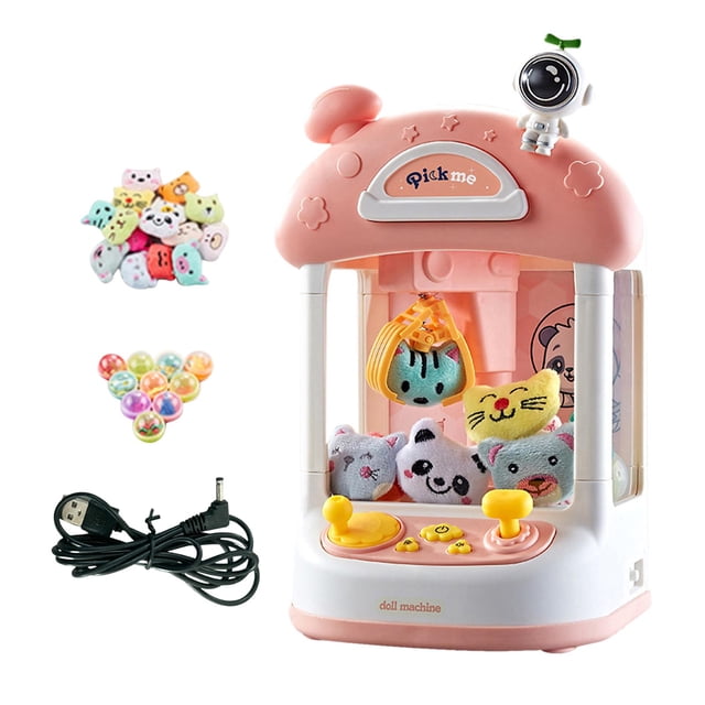 segolike s Machine Cadeaux de Fête Portable Attrape-Jeu d'Arcade Électronique Peluche Rose