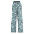 thumbnail image 4 of Pantalon pour Femmes, Pantalon Grand à Cordon pour Femmes à Rayures Tendance Imprimées, 4 of 4