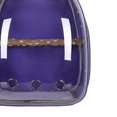 thumbnail image 2 of kurtrusly Bird Carrier Cage Shoulder Bag Pet Parrot Travel Clear Backpack Purple, 2 of 7