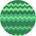 thumbnail image 1 of Ahgly Tapis Rond Lavable en Machine Intérieur Transitionnel Vert Néon, 7 Pieds Rond, 1 of 7