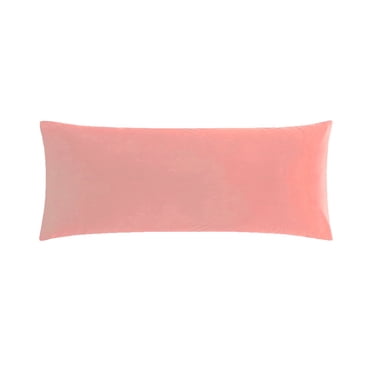 BedTreat Oreiller Corporel Complet avec Taie d'Oreiller pour Adultes, Long et Moelleux pour Dormeur Latéral, Doux et Respirant (20X54, Rose)