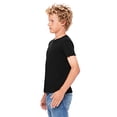 thumbnail image 3 of Bella Canvas Jersey Short-Sleeve Tee 3001Y, L, Black Heather, 3 of 3
