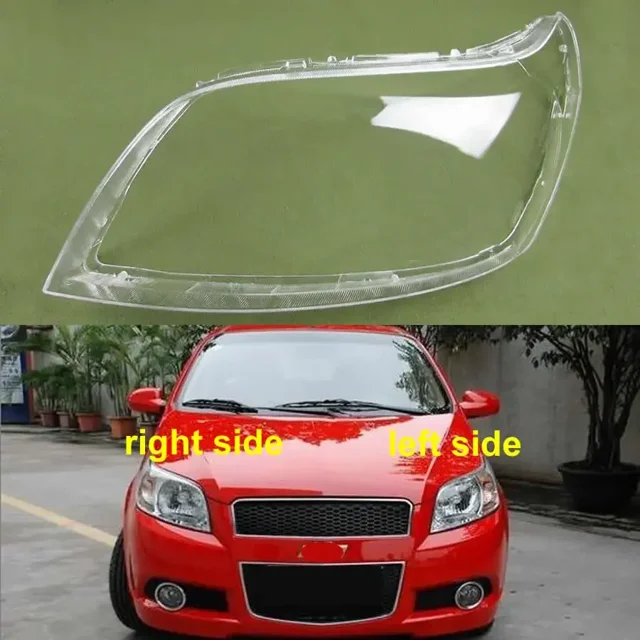 Transparent Lampshade Lamp Shade Front Headlight Shell Headlamp Cover Plexiglass For Chevrolet Aveo 2009~2013