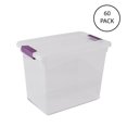 thumbnail image 2 of Sterilite 17631706 27-Quart Boîte de Rangement de Loquet ClearView Conteneur (60 Pack), 2 of 8