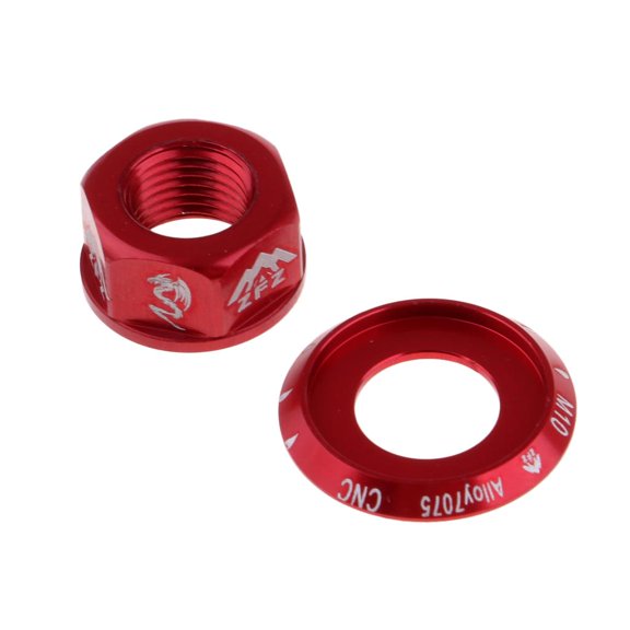 Durable TRACK / REAR NUTS SHAFT M10 SCREW for SHAFT M10 Rotary Washer Red