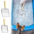 thumbnail image 1 of Vaidha Metal Litter, Stainless Steel Sand Substrate Shovel Fine Mesh, Non-Stick Fast Sifting Litter, Litter Cleaner, 1 of 7