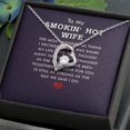 thumbnail image 3 of To My Wife Smokin' Hot Wife Forever Necklace w Message Card, 3 of 8