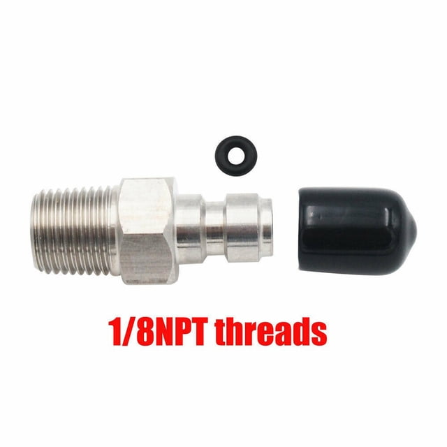 PCP 8mm Male Quick Head Connection Way Foster Stainless Steel Fill Nipple 1/8 NPT