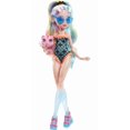 thumbnail image 3 of Monster High Doll, Lagoona Blue with Pet Piranha, Colorful Streaked Hair, 3 of 7