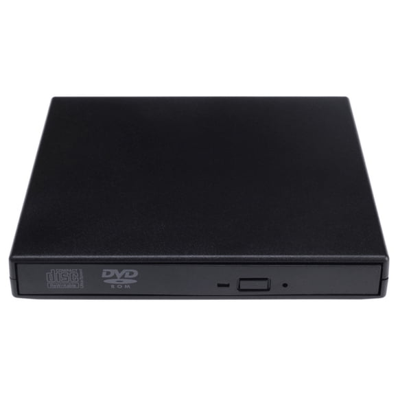 Redempat Exterior PC CD Writer Portable Shockproof Indoor Outdoor DVD Driver Noise Cancelling Notebook Computer Optical Reader Black 1Set