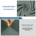 thumbnail image 4 of CHOK 2024 5 Seat Corner Sofa Cover Sectional Recliner Corner Sofa Protector for Livingroom Deep Blue, 4 of 10