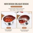 thumbnail image 4 of PUREKKI Rice Washer Strainer Bowl - 4-in-1 Washing Bowl For Quinoa Stainless Steel Rinser With Side Drainers Small Colander For Cleaning Vegetables And Beans Versatile, 4 of 9