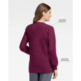 thumbnail image 4 of Landau Essentials Veste d'Uniforme Médicale pour Femmes, Coupe Classique et Décontractée, Col Rond, 4 Poches, 4 of 5