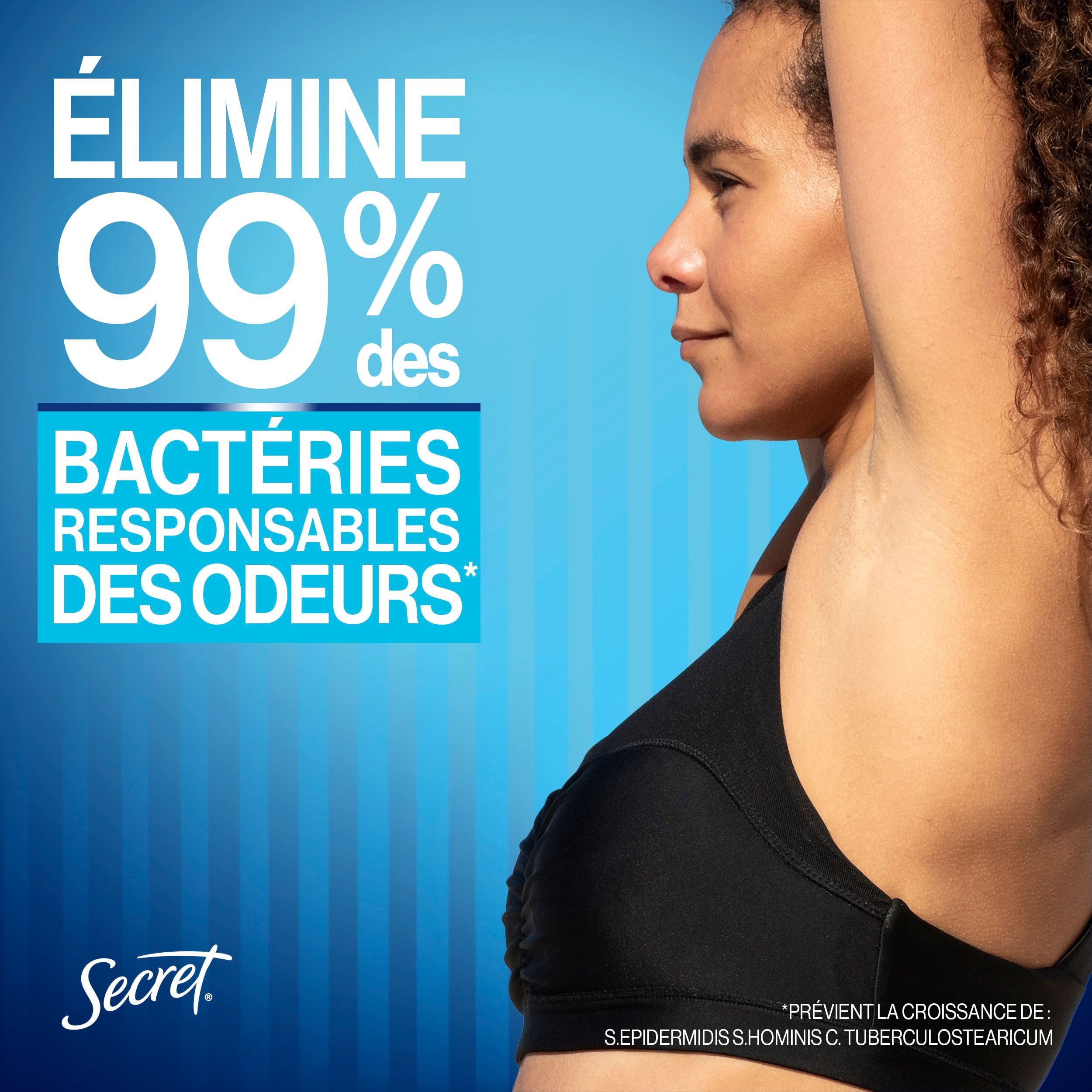 Antisudorifique et désodorisant gel clarté pour femmes Secret Outlast Transpiration et odeurs