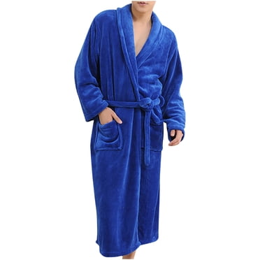 yievot Peignoir Doux en Peluche pour Femmes et Hommes, Chaud, Peignoir en Molleton Flanelle Pyjama
