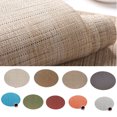 thumbnail image 3 of Workhe Oval PVC Placemat Non-Slip Plastic Table cup placemats Mat Water-proof Plate Dish Pads Coaster Kitchen Bar Accessories, 3 of 9