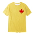 thumbnail image 5 of T-shirt Garçon Fierté du Canada Drapeau Feuille d'Érable Canadienne Col Rond Manches Courtes Blouse Garçon Fête Nationale Imprimé Drapeau Décontracté Garçon Fête du Canada T-Shirt à Imprimé Graphique, 5 of 5