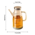 thumbnail image 2 of Oil Dispenser Bottle With Drip Spout Olive Oil Dispenser Bottle Oil Dispensing Bottles For Cooking No Drip Oil Dispenser For Kitchen Barbecue Air Fryer Frying, 2 of 2