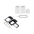 thumbnail image 1 of 3 in 1 NanoSIM Card to Micro SIM Card to Standard SIM Card Adapter Converter-Black, 1 of 5