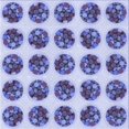 thumbnail image 1 of Ahgly Company Tapis d'Intérieur Lavable à la Machine, Carré, Transitionnel, Bleu Ardoise, Tapis de Zone, 6 Pieds Carré, 1 of 7