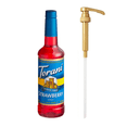 thumbnail image 1 of Torani Sugar-Free Strawberry Flavoring Syrup Plastic 750 mL Bonus Squeeze Pump, 1 of 3