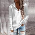 thumbnail image 1 of PVCS Casual Femmes Solide à Manches Longues Sweat à Capuche Zip Tops Dames Cardigan Manteau, 1 of 5