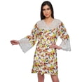 thumbnail image 1 of Moomaya Short Robes For Women Lightweight Venice Lace Summer Loungewear, 1 of 6