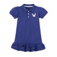 thumbnail image 2 of KYAIGUO Robes à Manches Courtes pour Filles, Robe d'Été Décontractée pour Bébé, Couleur Unie, Col à Revers, Jupe Ample pour 2-8 Ans, 2 of 9