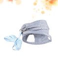 thumbnail image 3 of Small Pet Chest Strap Leash Clothing Pet Pulling Rope Harness for Hedgehog Guinea Pig (Blue Size S), 3 of 5