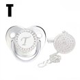thumbnail image 4 of XZNGL Baby Pacifier 26 Letter Name Initial Clip Silicone Infant Nipple Bling Newborn Pacifier, 4 of 9
